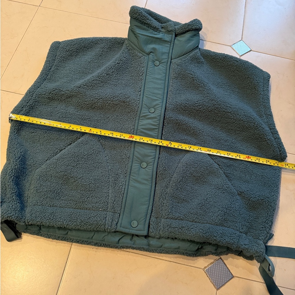 Free People Movement Midnight Jade Scout It Out Fleece Vest Size S - Picture 9 of 11